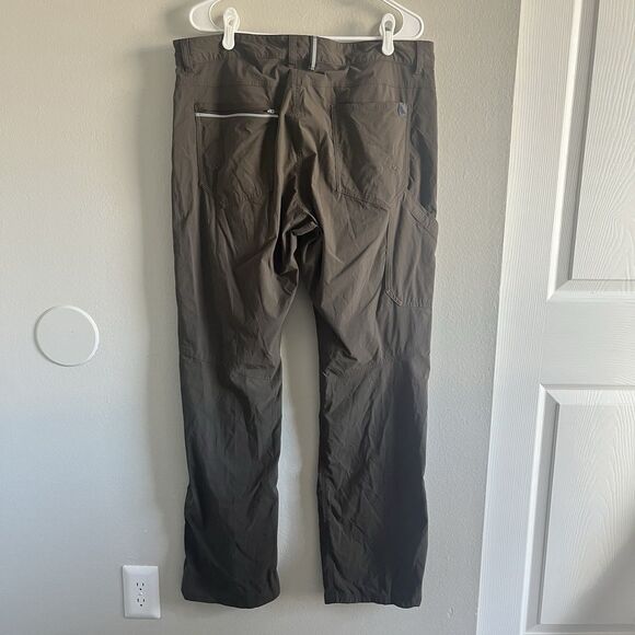 LL Bean Water-Resistant Cresta Hiking Pants Natural Fit Dark Cinder Men 36x34 - Picture 4 of 6